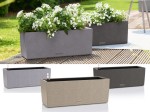 Piękne kwiaty bez wysiłku - skrzynki balkonowe Lechuza Balconera Stone o powierzchni kamiennej
